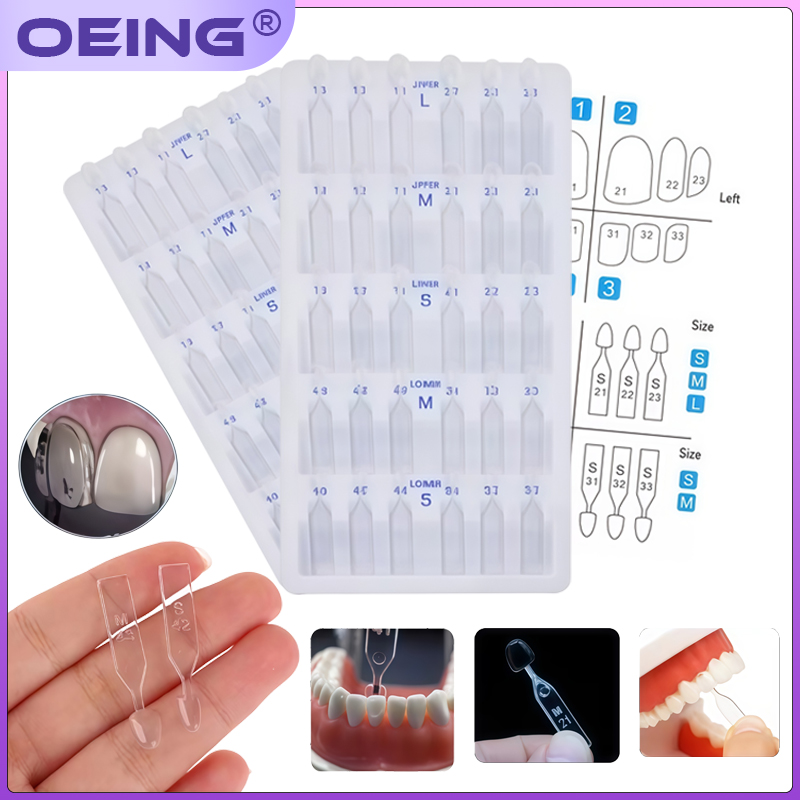 Teeth Whitening Moulds - 1 Set Dental Veneer Mould Kit