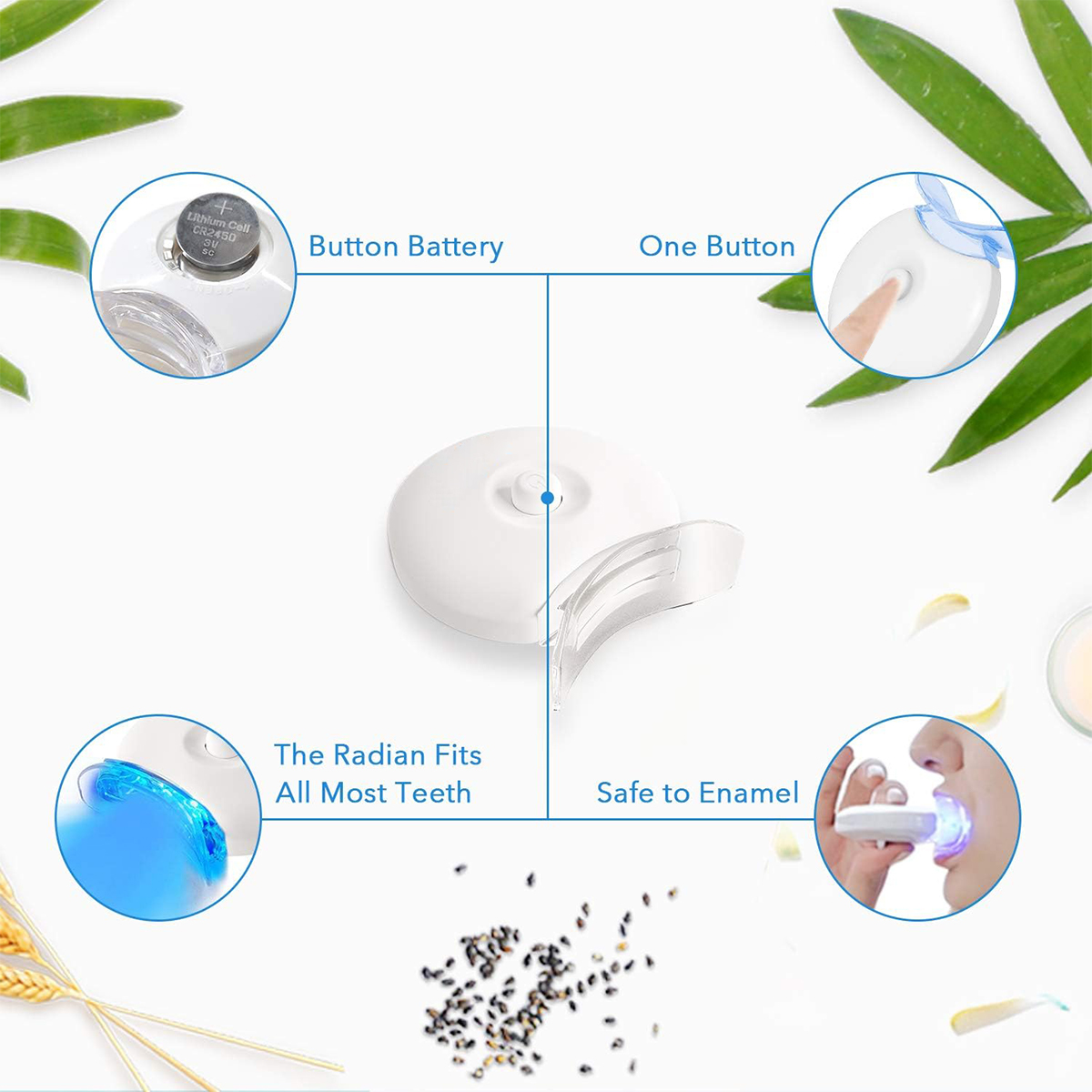 Teeth Whitening Kit - 5X LED L - đánh giá và giá Teeth Whitening Mouthwash