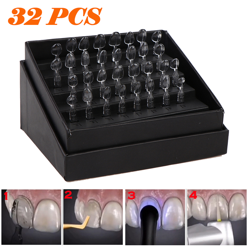 32 Pcs Dental Veneer Mold Set  - đánh giá và giá Teeth Whitening Moulds